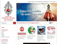 Tablet Screenshot of meninojesusdepraga.org.br